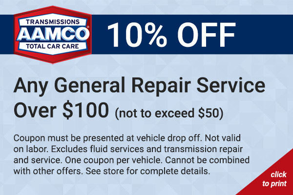 10% off general repair coupon